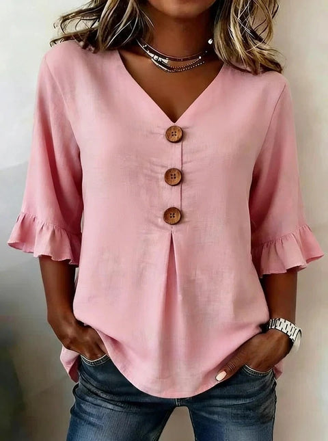 3D digital printing floral pattern women's long-sleeved buckle cardigan top m302703