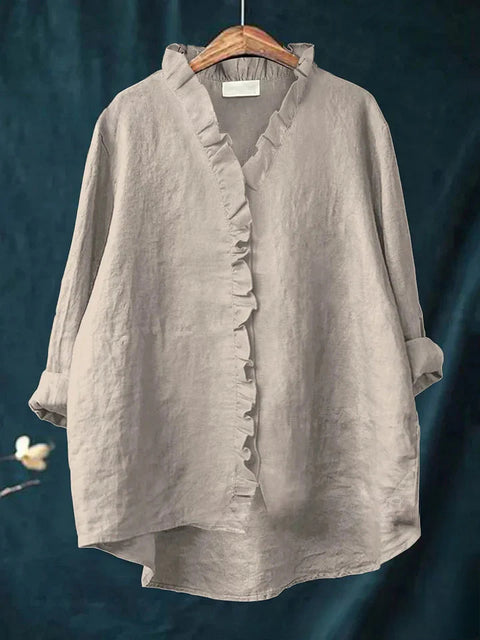 Loose printing crew neck casual large size women's T-shirt m301280