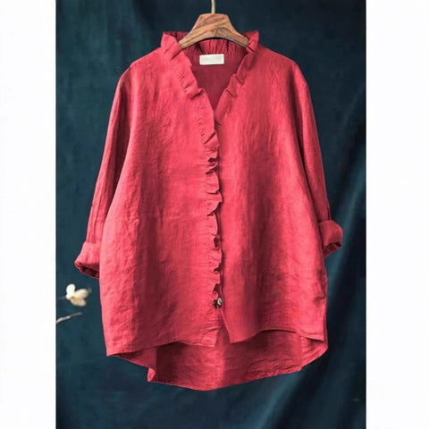 Loose printing crew neck casual large size women's T-shirt m301280