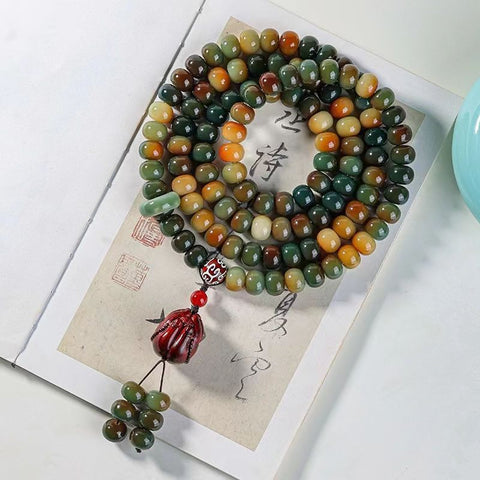 Dunhuang Wentian Bracelet 108 First-class National Treasure Bodhi Handheld Rosary Bead Buddha Bead Bracelet m3331307