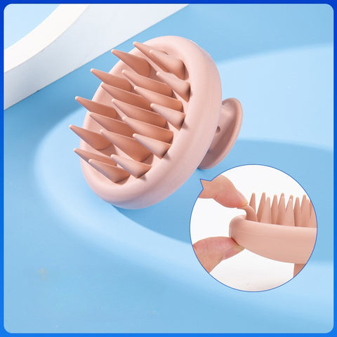 Silicone Shampoo Brush Head Massage Comb M3330634