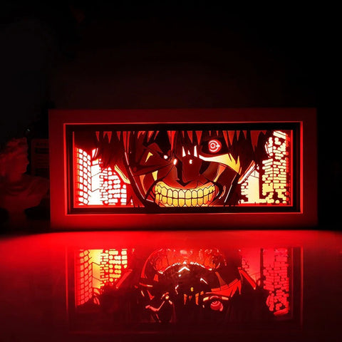 Tokyo Ghoul anime Ken Kaneki Paper Carving Lamp Photo Frame