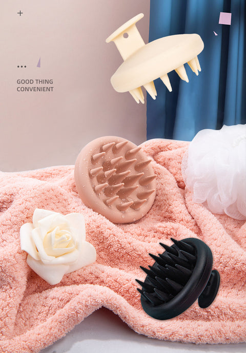 Silicone Shampoo Brush Head Massage Comb M3330634