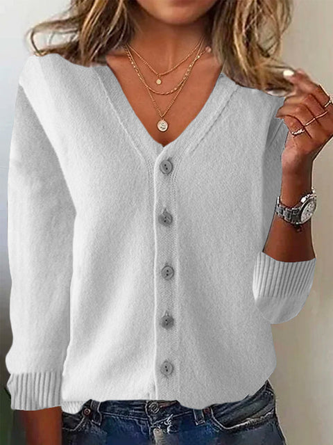 Knitted cardigan women's spring and summer knitted jacket long-sleeved sweater cardigan large size autumn coat women's m301990