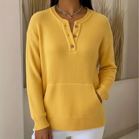 Pullover V-neck long-sleeved top women's m302268