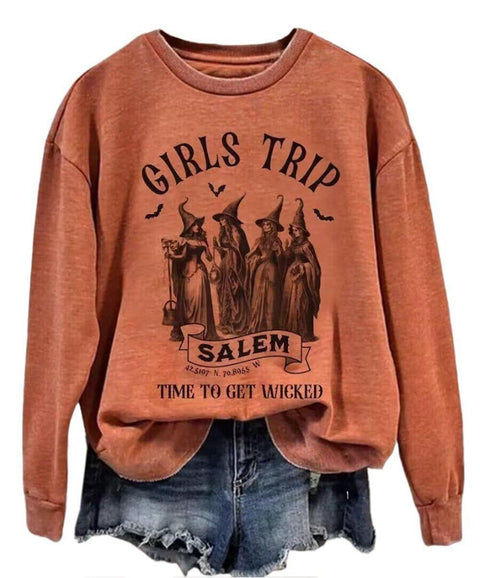 Knitted Women's Christmas Crew Neck Long Sleeve Pullover Women's m302124