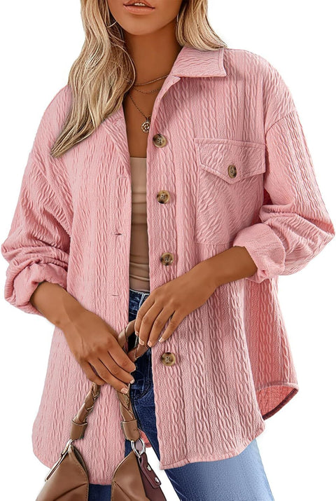 Versatile lapel shirt long sleeve lining m300555