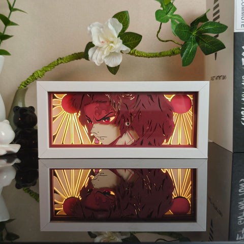 ONE PIECE Dragon Ball Hokage Paper Carving Lamp Photo Frame