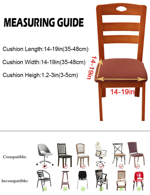 Home seat cushion set solid color four seasons chair cushion m3331143