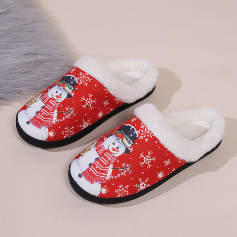 Fashion home wear-resistant slippers cotton shoes m302226