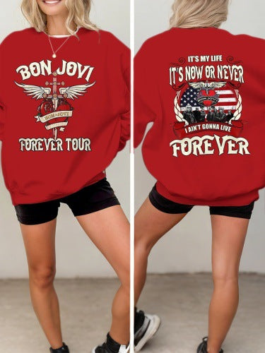 Knitted Women's Christmas Crew Neck Long Sleeve Pullover Women's m302124