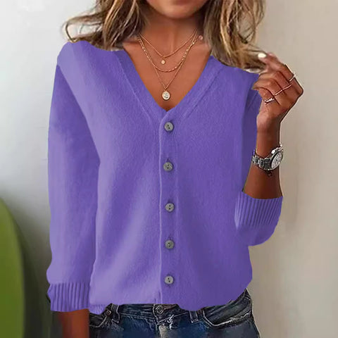 Knitted cardigan women's spring and summer knitted jacket long-sleeved sweater cardigan large size autumn coat women's m301990