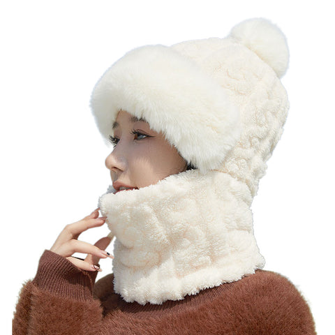 Face mask full face pullover hat windproof scarf fleece ear protection head cover warm m302255