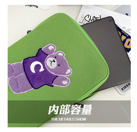 Cute Storage AC Bear iPad Notebook 13-15 Inch Tablet Bag Sleeve Sleeve m3330820