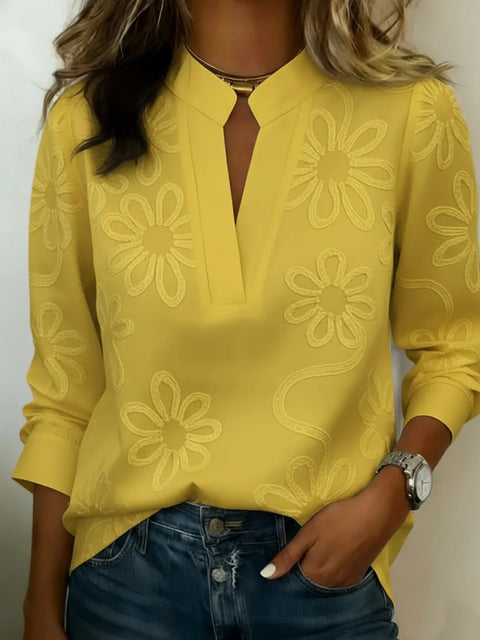 3D digital printing casual pullover versatile spring and summer new shirt top m302727