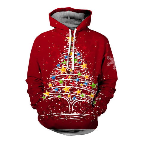 Halloween series 3D printed men's casual sports large size hoodie m301740