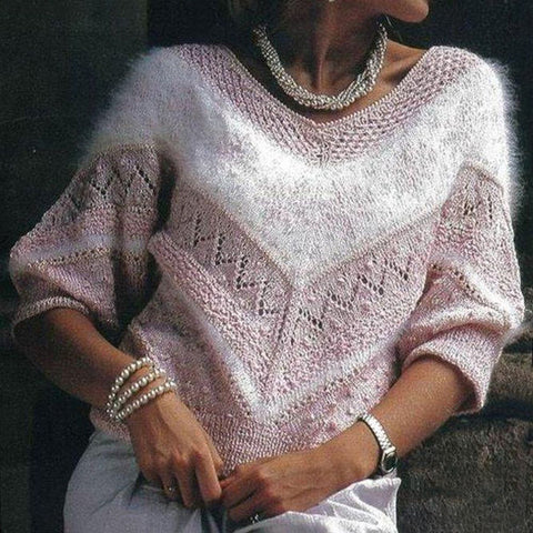 Women's V-neck autumn and winter hoodie top with coarse needle digital printing m302078-2