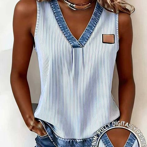 Casual plaid sleeveless vest small suspender m302807