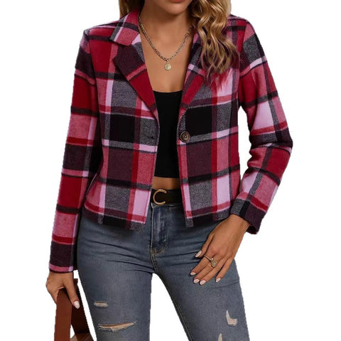 Autumn and winter jacket jacket women's casual temperament women's clothing m302100