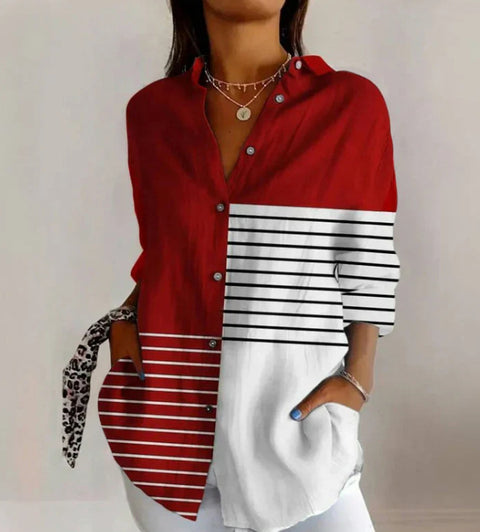 Summer long-sleeved shirt printing pattern printing 3D shirt m302464