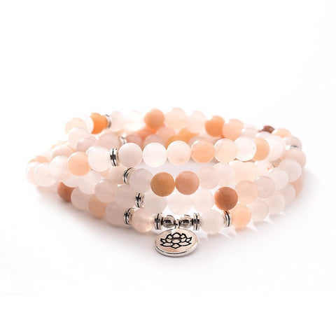 8Mm new Amazon bracelet 108 Buddha beads lotus multi-circle bracelet tree of life pendant item sweater chain m3331309
