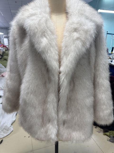 Long suit coat coat artificial fur imitation fur coat m302086