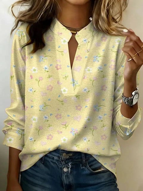 3D digital printing casual pullover versatile spring and summer new shirt top m302727