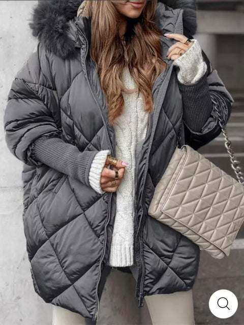 Temperament winter hoodie cardigan jacket m302145