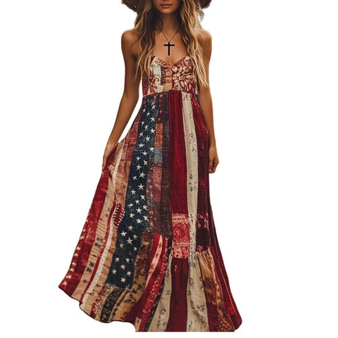 Women's trendy brand loose floral element casual dress m302069