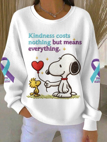 Knitted Women's Christmas Crew Neck Long Sleeve Pullover Women's m302124