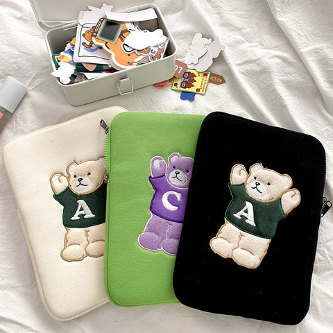 Cute Storage AC Bear iPad Notebook 13-15 Inch Tablet Bag Sleeve Sleeve m3330820