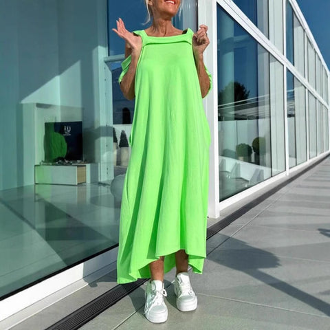 Independent Station Hot Sale Ladies Sling Loose Long Skirt Cotton m302045