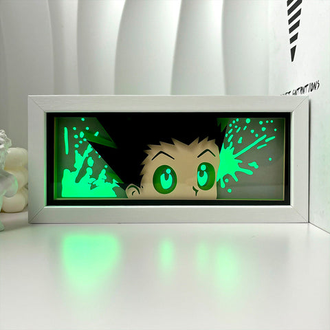 HUNTERxHUNTER anime GON¡¤FREECSS Paper Carving Lamp Photo Frame