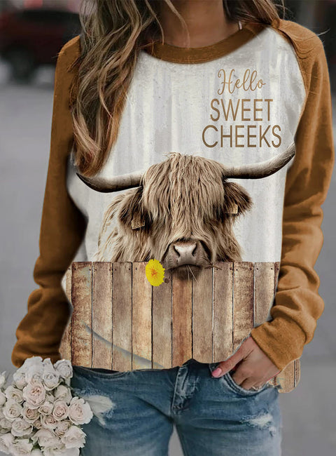 Shoulder long-sleeved women's sweater casual pullover m301750