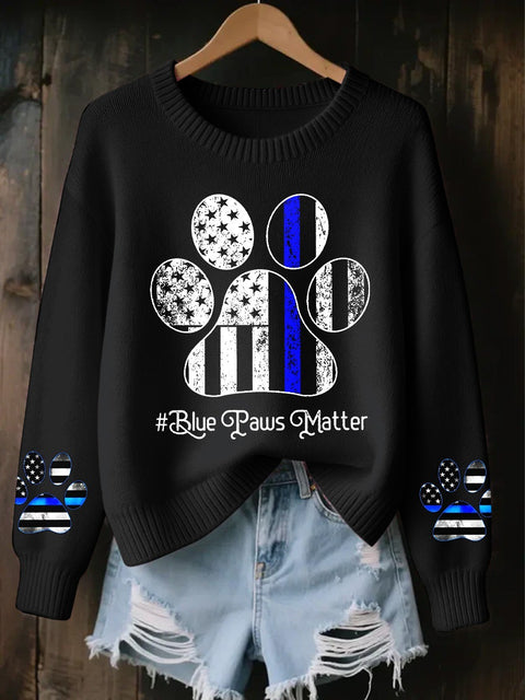 Knitted Women's Christmas Crew Neck Long Sleeve Pullover Women's m302124