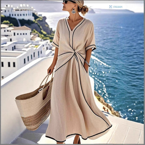 New Pomisian style temperament elegant dress m302459