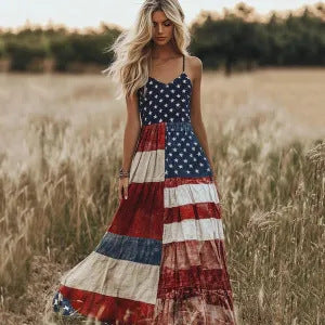Women's trendy brand loose floral element casual dress m302384