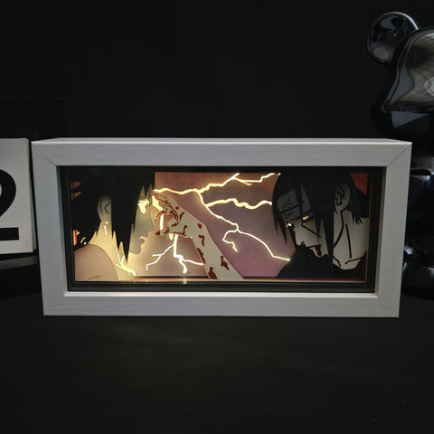 Naruto anime Paper Cut Light - Sasuke, Naruto, Itachi, Kakashi Night Light