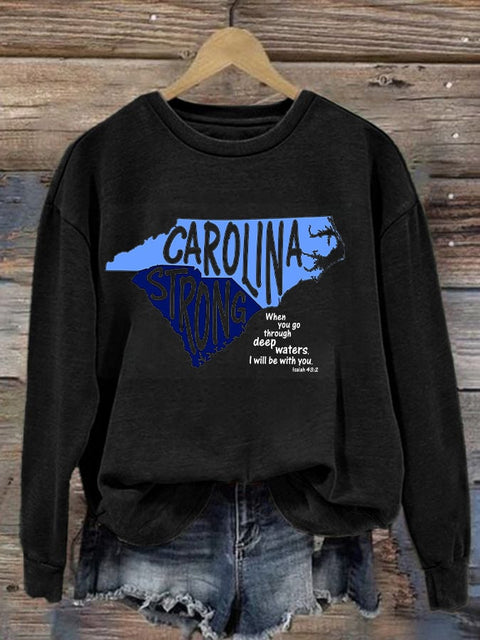 Casual floral 3D printed crew neck sweater m302127