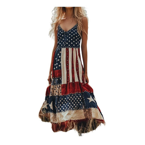 Women's trendy brand loose floral element casual dress m302069