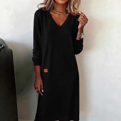 Women's V-neck maxi dress slim hip skirt women's dress m302229
