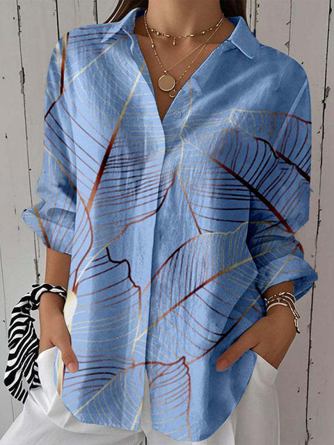 Spring and Autumn Printed Shirt m301705