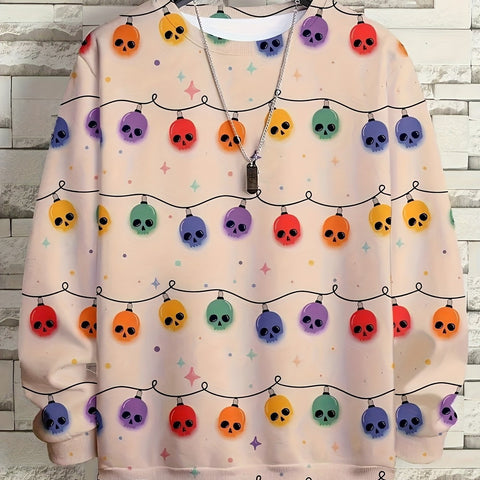 Knitted Women's Christmas Crew Neck Long Sleeve Pullover Women's m302124