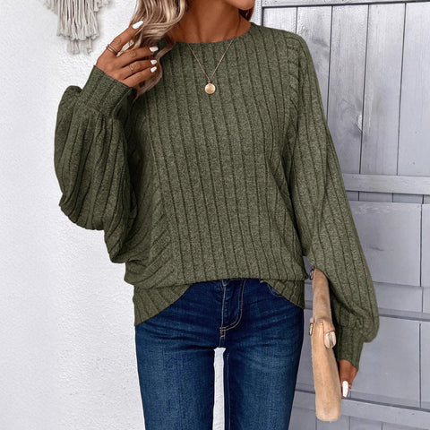 Autumn and Winter Comfortable Casual Pullover Batman Crew Neck Long Sleeve Knitted Top Lazy Women m301940