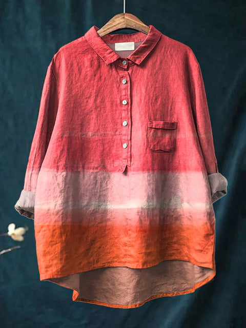 Loose printing crew neck casual large size women's T-shirt m301279