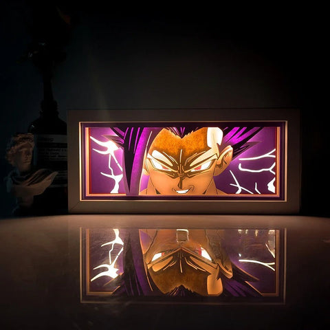 Dragon Ball anime Son Gohan Paper Carving Lamp Photo Frame
