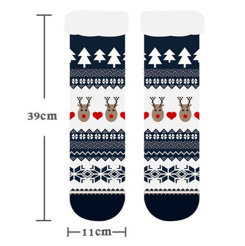 Christmas floor socks with plush home anti slip socks m1915010439