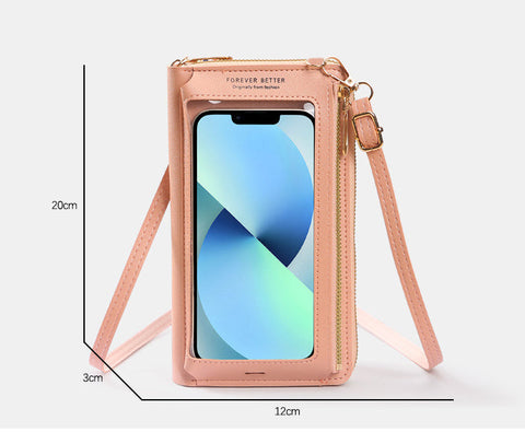 Touchscreen mobile phone bag female cross-body m1915010626