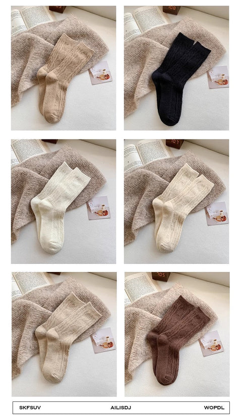 Cashmere pile socks women add cashmere thick warm stockings in autumn and winter m1915010467