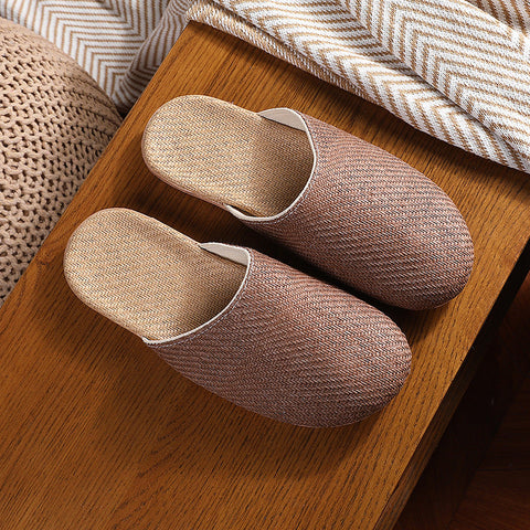 Japanese style Malay grass linen slippers m1915010542